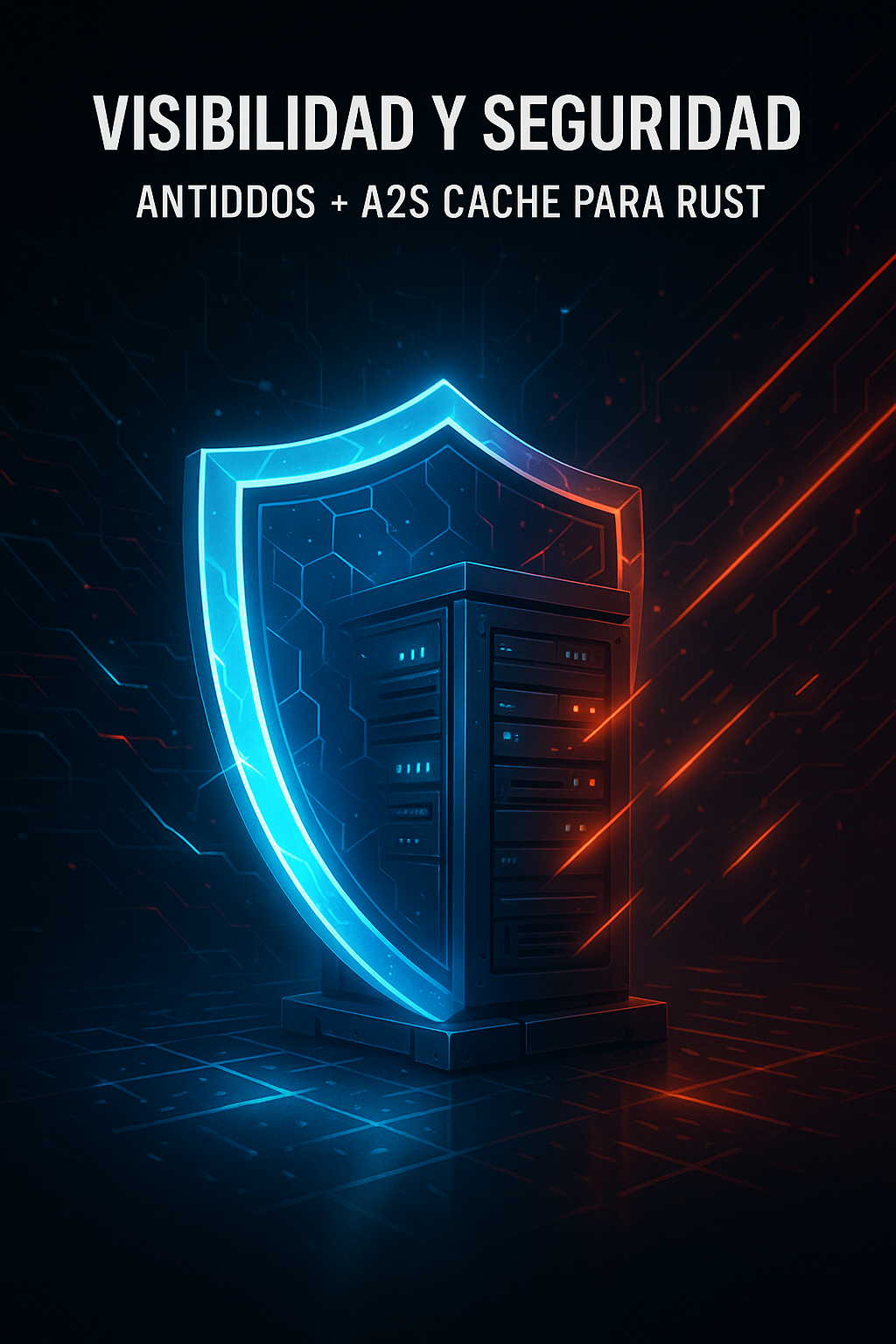 Visibilidad y seguridad: AntiDDoS + A2S Cache para Rust