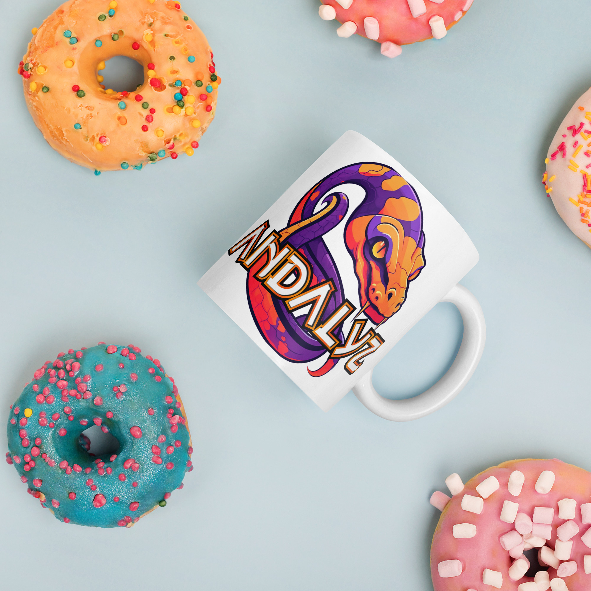 Taza blanca brillante - Imagen 17