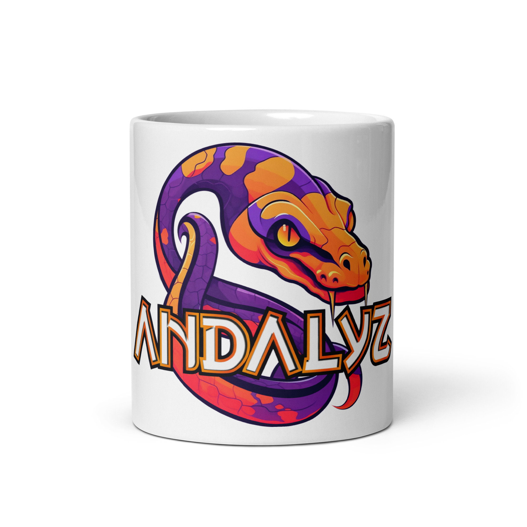 Taza blanca brillante - Imagen 2