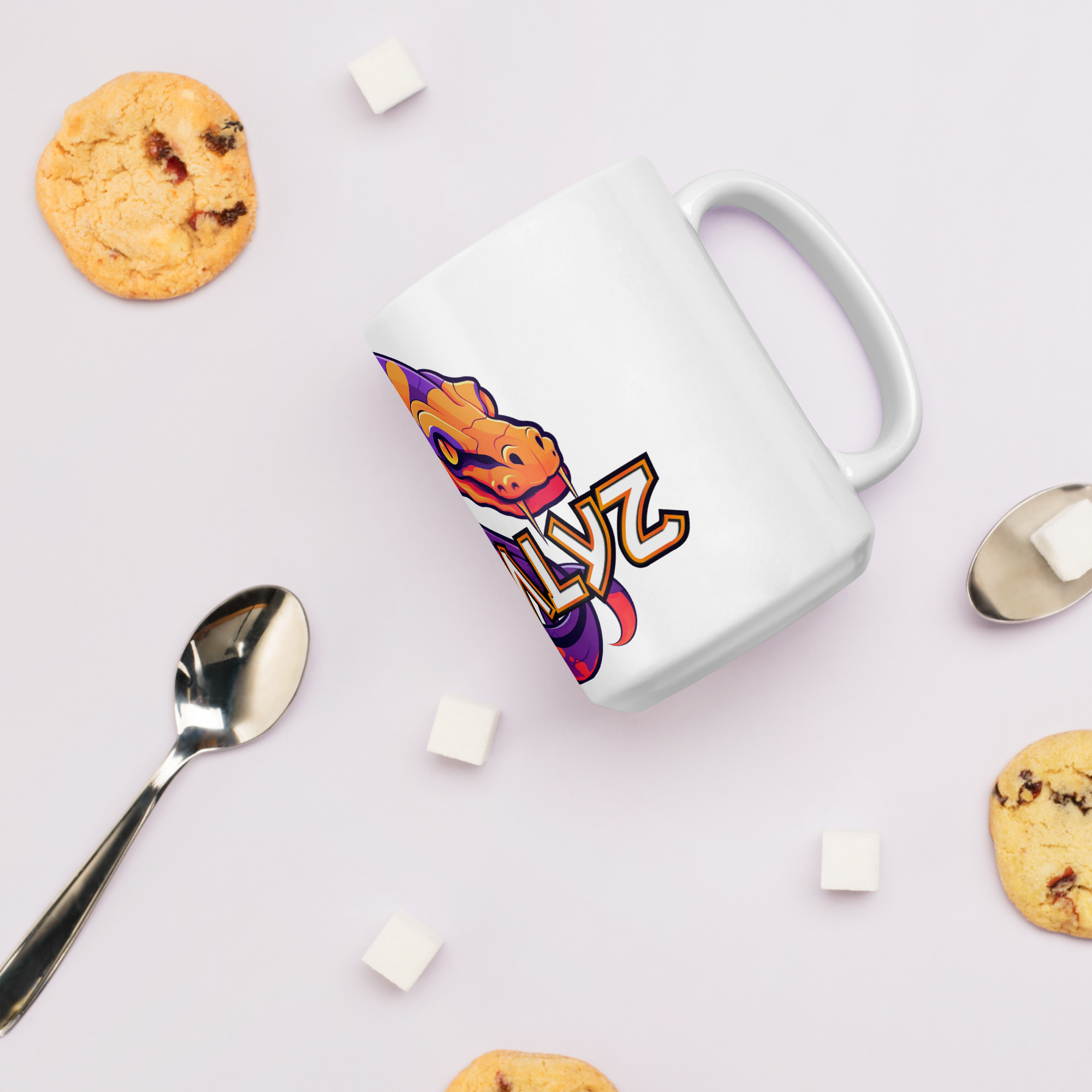 Taza blanca brillante - Imagen 12