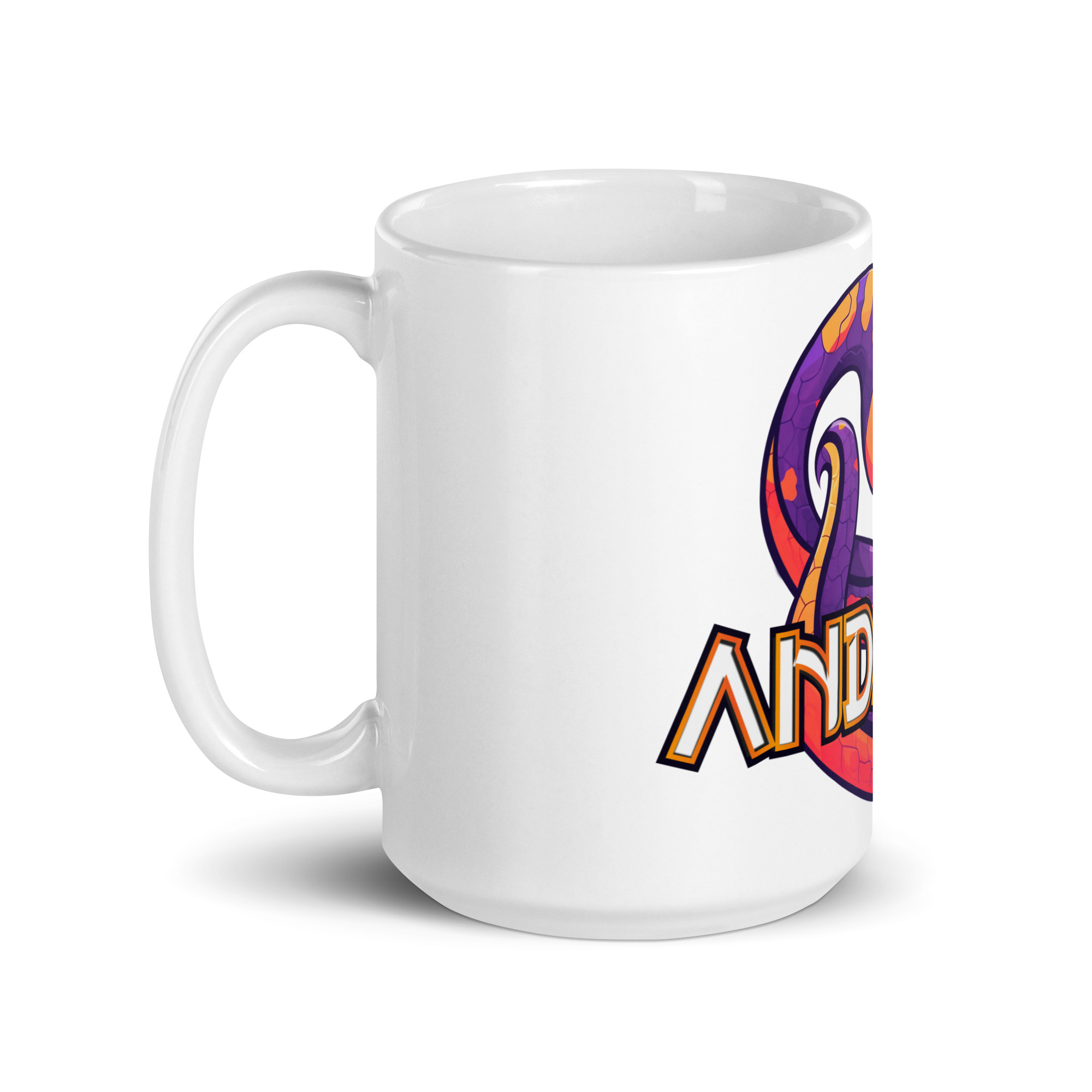 Taza blanca brillante - Imagen 3